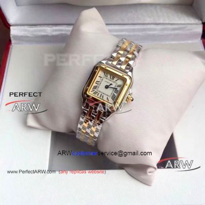 Perfect Replica Cartier Panthere De Womens Watch 2-Tone